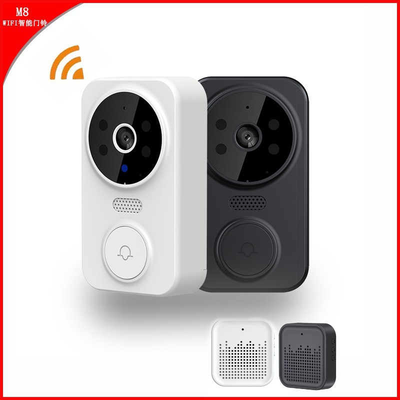 Home Security Doorbell Camera - Sonnette de porte intelligente Tuya WIFI,
