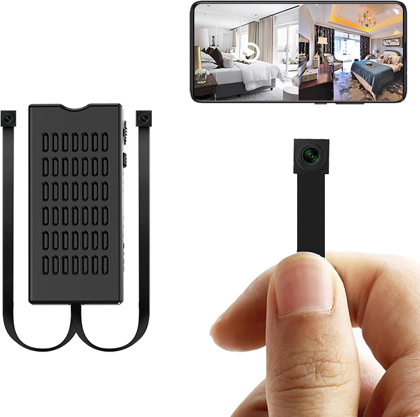 Hidden Camera Clock - Petite caméra sans fil pour la