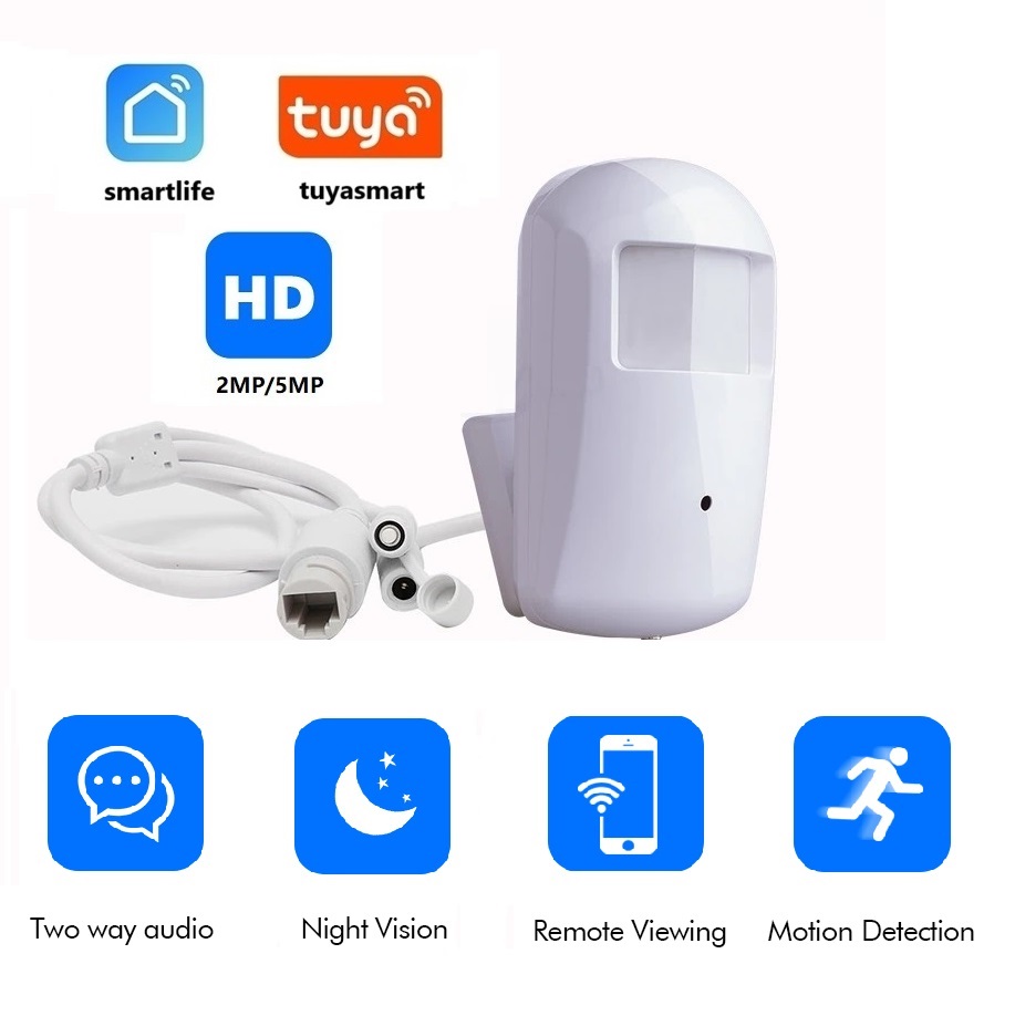 Hidden Camera Clock - Mini caméra IP WiFi Tuya 2MP