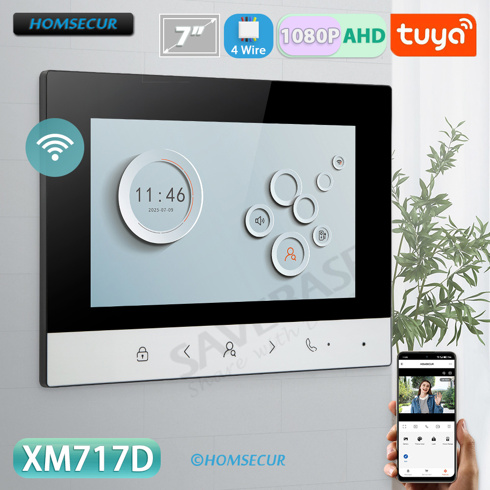Home Security And Monitoring - Moniteur intérieur intelligent Tuya WIFI avec