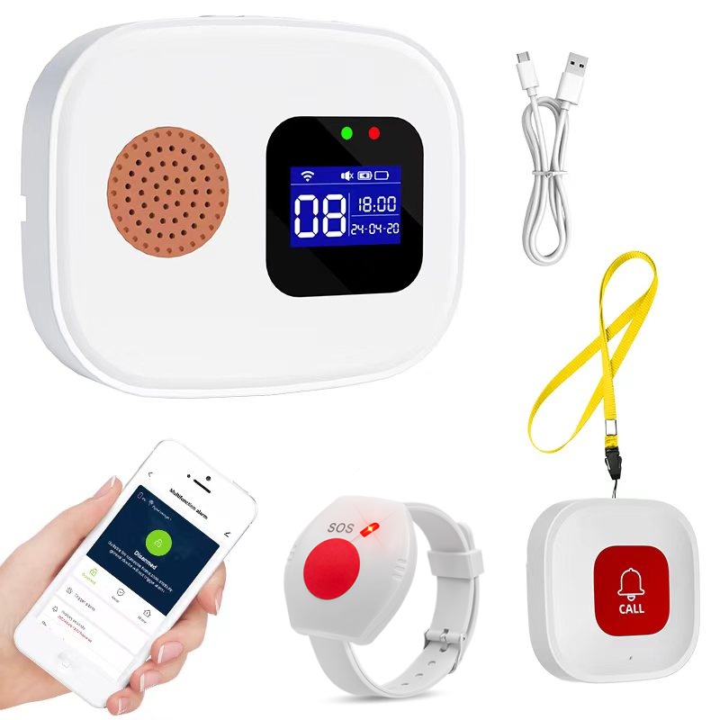 Home Security And Monitoring - Bouton d'appel d'urgence pour personnes âgées,
