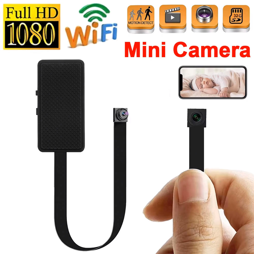 Hidden Camera Clock - Mini caméra WiFi HD 1080P DIY,