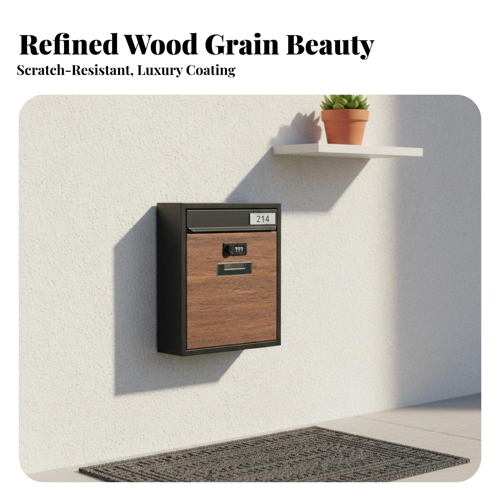 Home Security Letters - Boîte aux lettres moderne en métal
