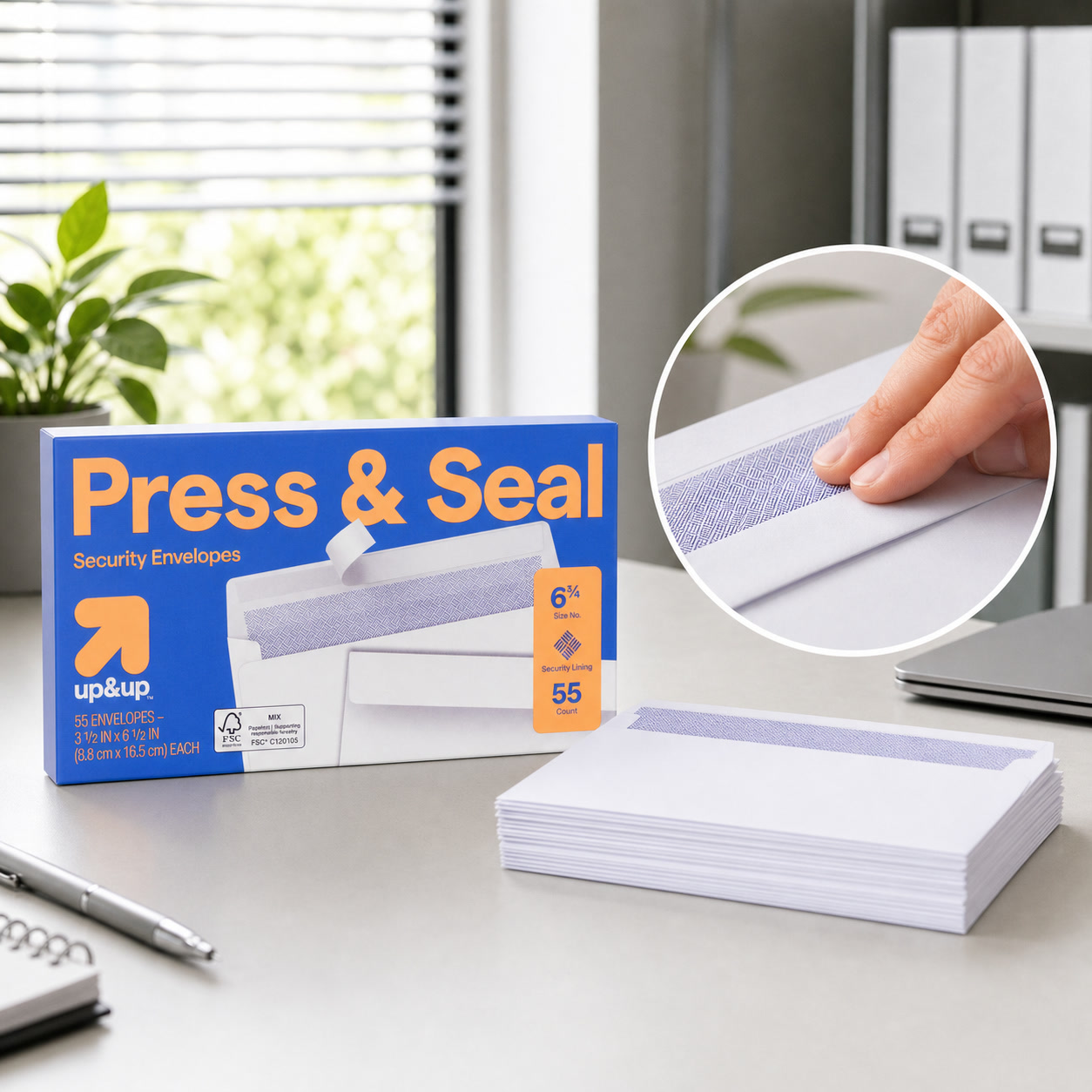 Home Security Letters - 110 enveloppes de sécurité à fermeture