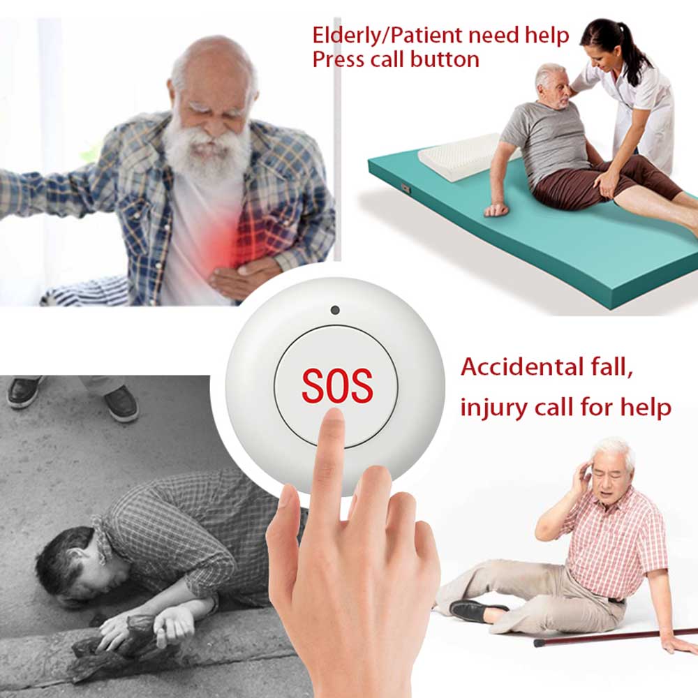Bouton SOS sans fil, sonnette  - Home Security Systems Wireless avis et prix
