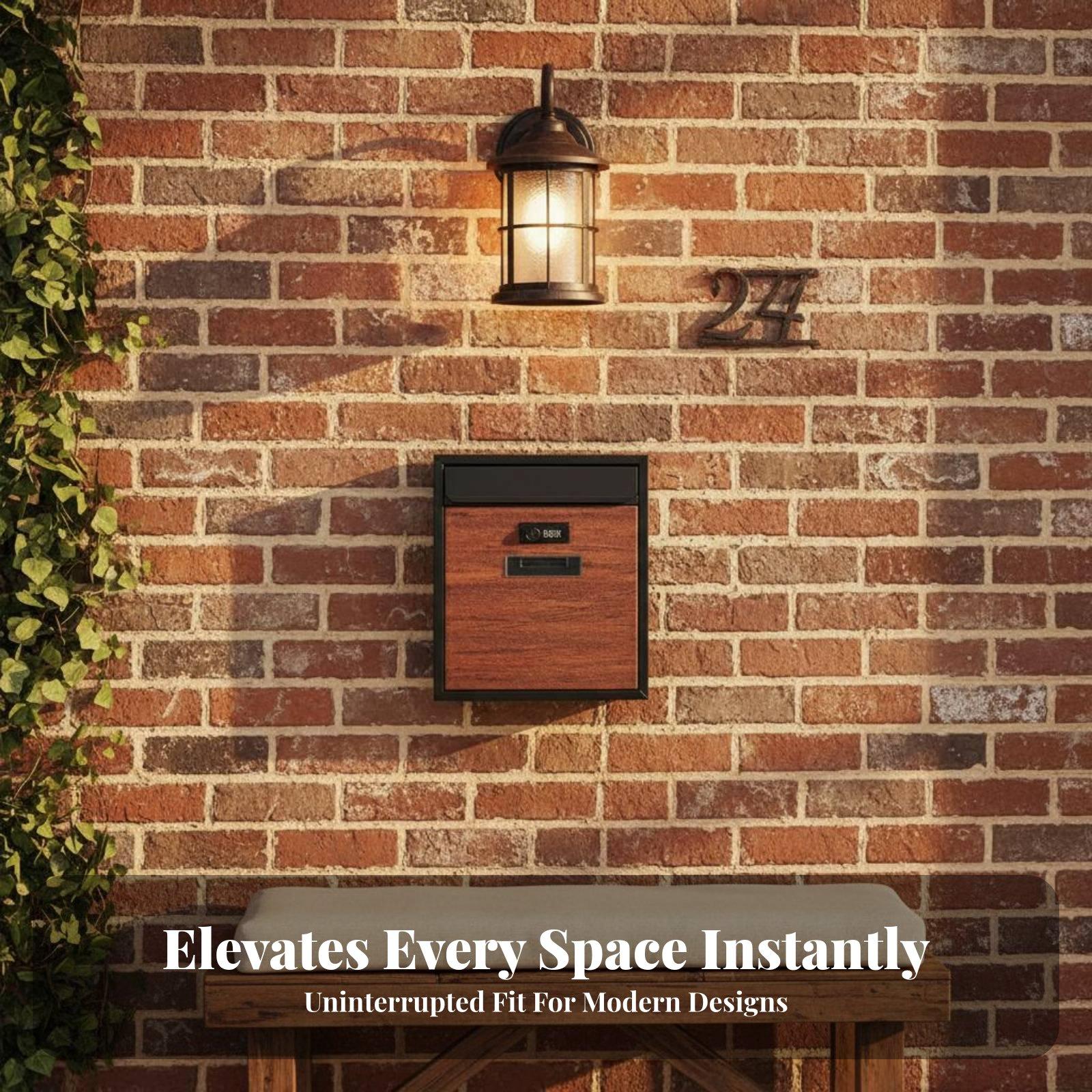 Boîte aux lettres en fer avec  - Home Security Letters avis et prix