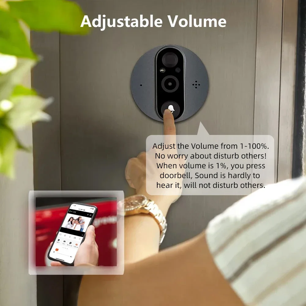 Sonnette vidéo WiFi intelligen - Home Security Doorbell Camera avis et prix