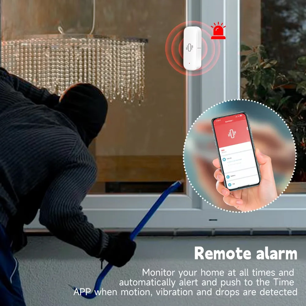 Capteur de vibrations intellig - Home Security And Monitoring avis et prix