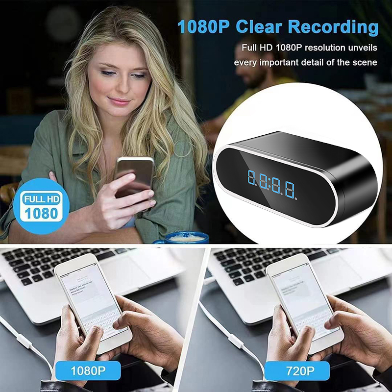 Full HD 1080P réveil Mini camé - Hidden Camera Clock avis et prix