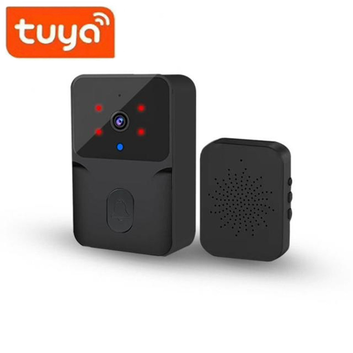 Sonnette sans fil WiFi Tuya, c - Home Security Doorbell Camera avis et prix