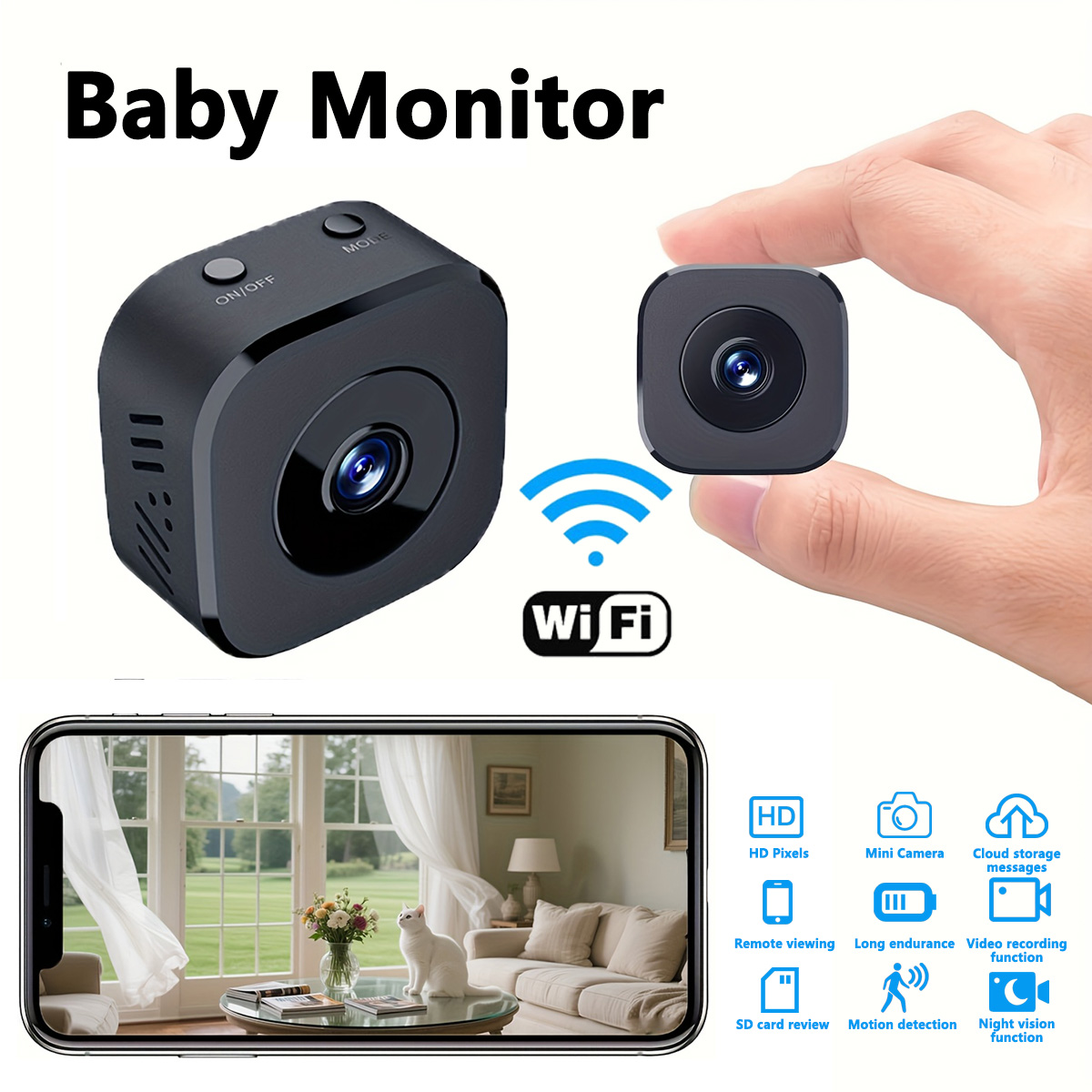 1080P HD Mini caméra WiFi sécu - Home Security And Monitoring avis et prix