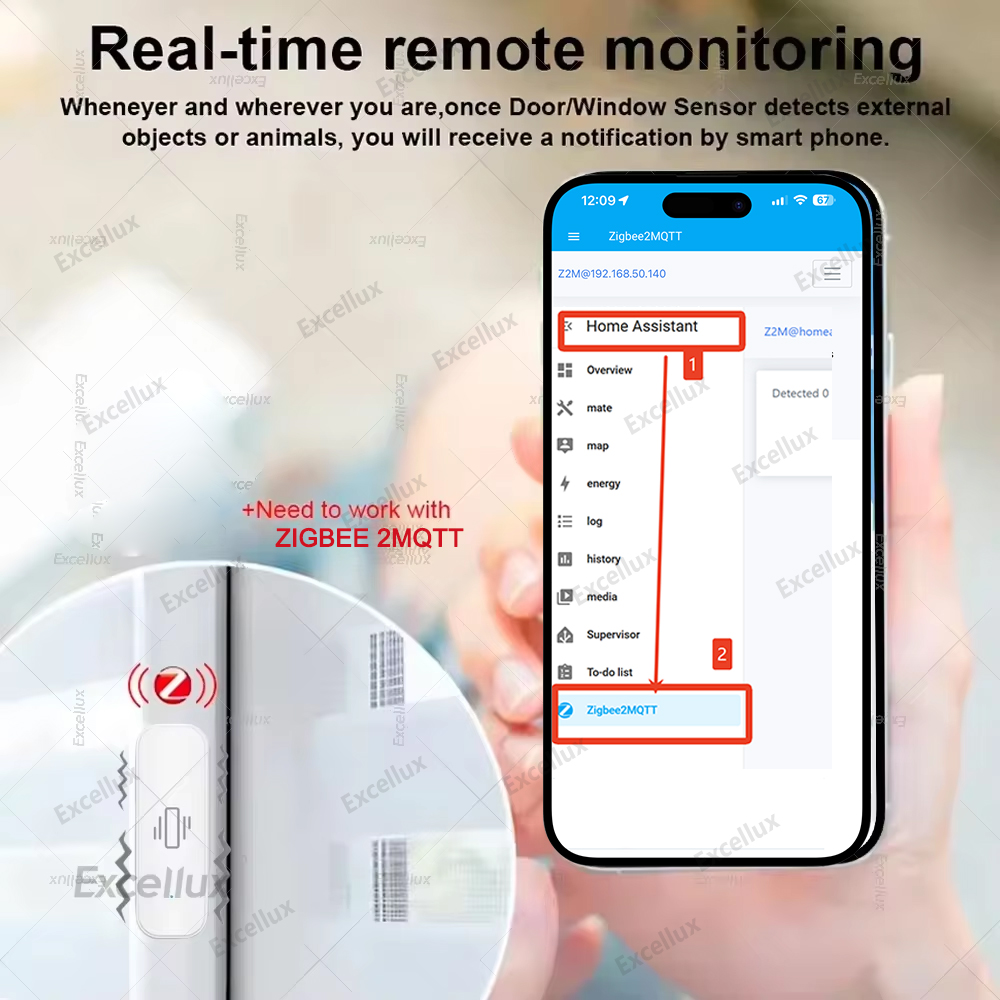 Zigbee capteur de vibrations i - Home Security And Monitoring avis et prix