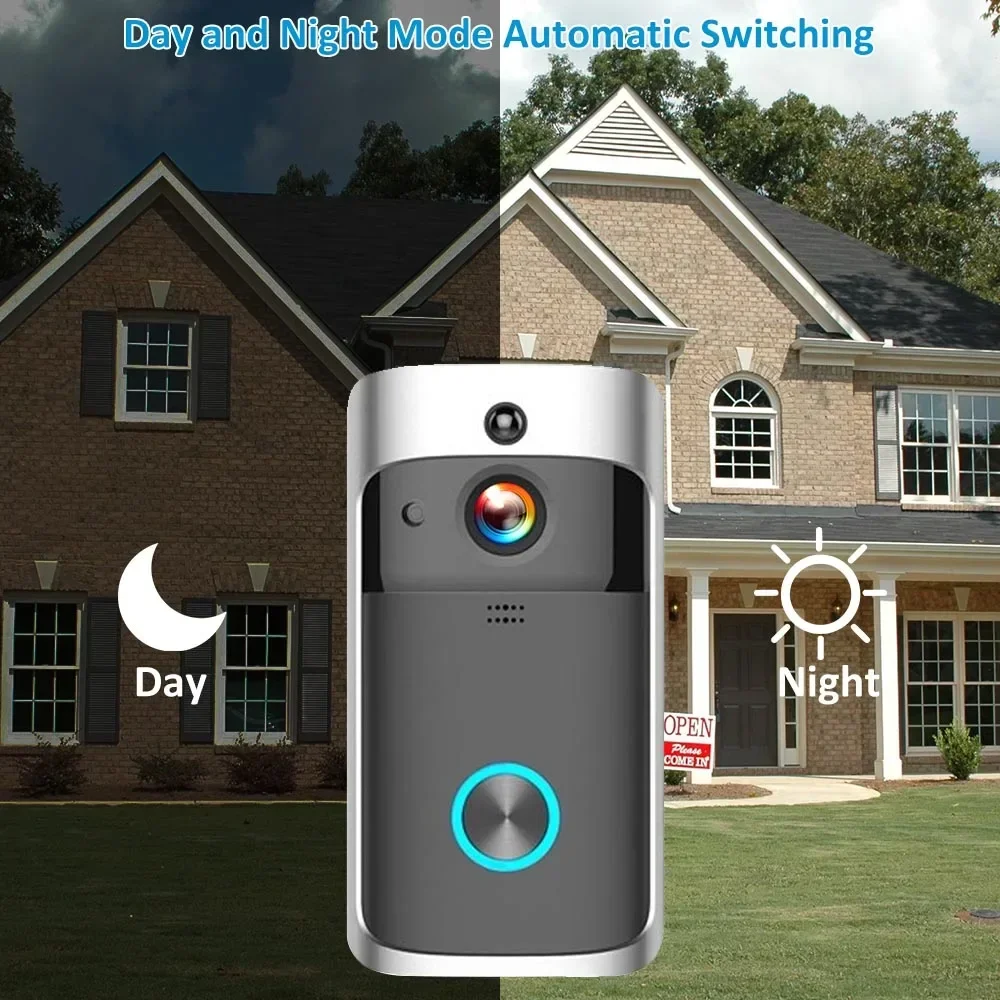 Sonnette de porte sans fil WIF - Home Security Doorbell Camera avis et prix