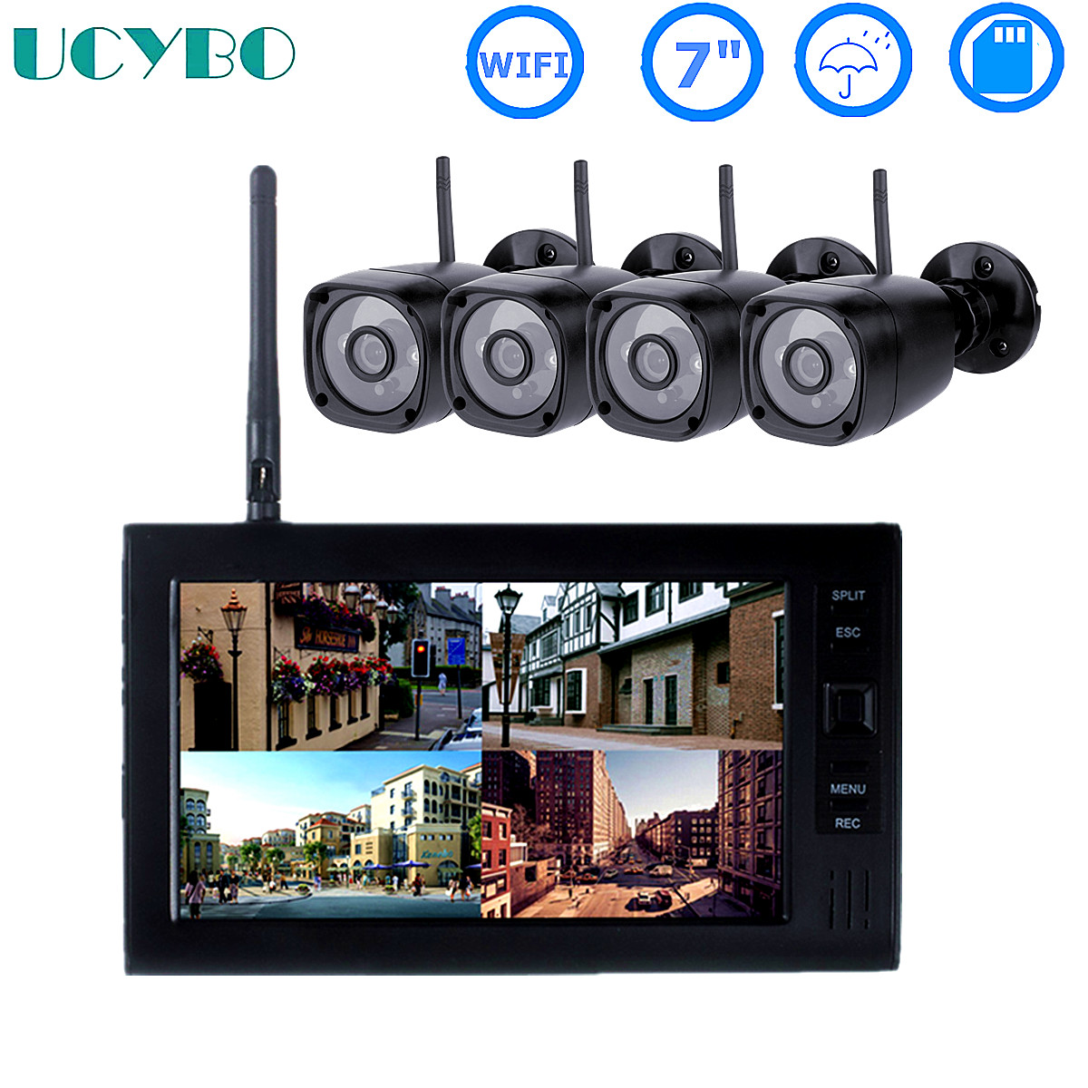 Système de sécurité CCTV avec  - Home Security Systems Wireless avis et prix