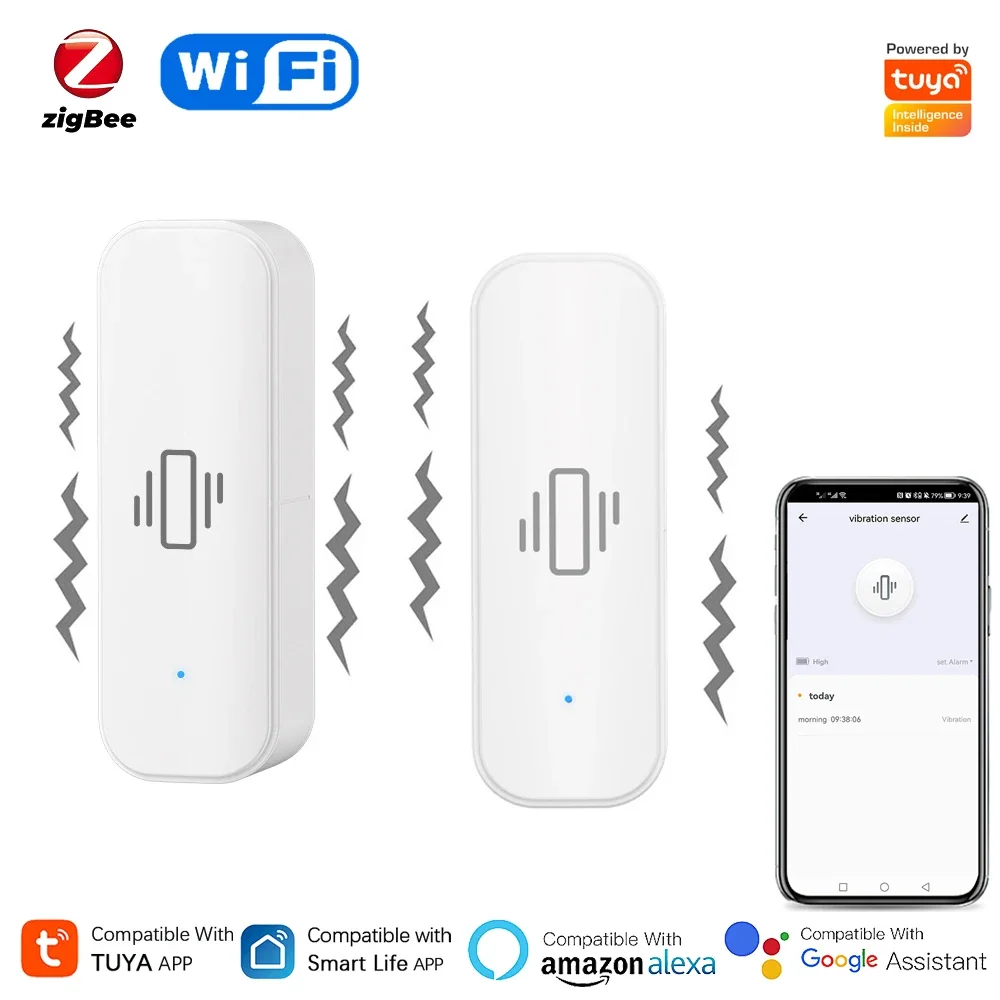 Capteur de vibration intellige - Home Security And Monitoring avis et prix