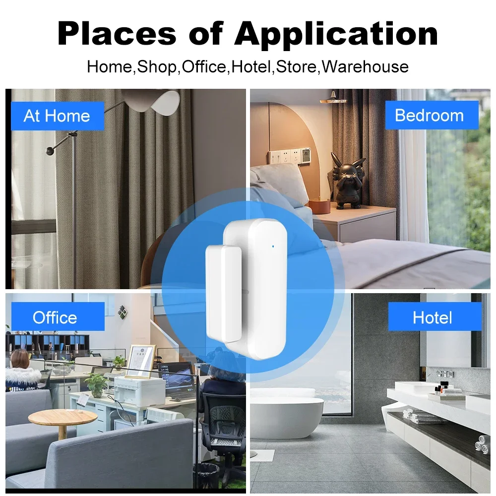 Capteur de porte/fenêtre ZigBe - Home Security Systems Wireless avis et prix
