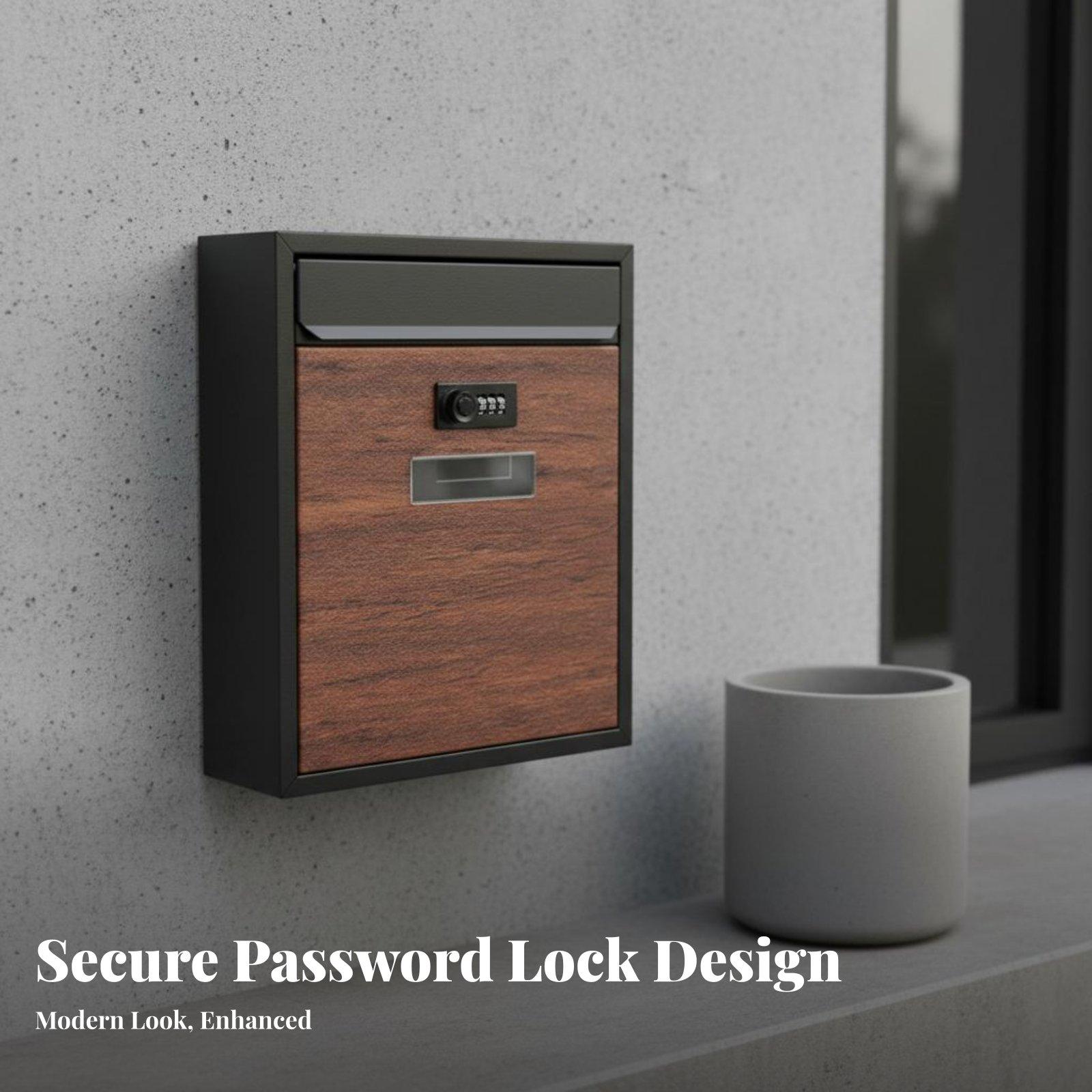 Boîte aux lettres moderne en m - Home Security Letters avis et prix