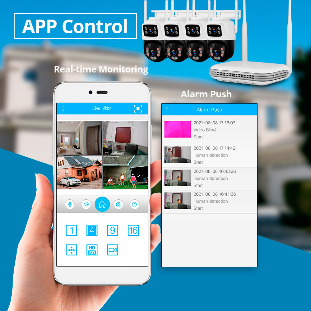 KERbiom2 K-Caméra de surveilla - Home Security And Monitoring avis et prix