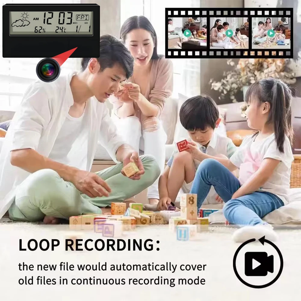 Nouvelle mini caméra WiFi HD 4 - Hidden Camera Clock avis et prix