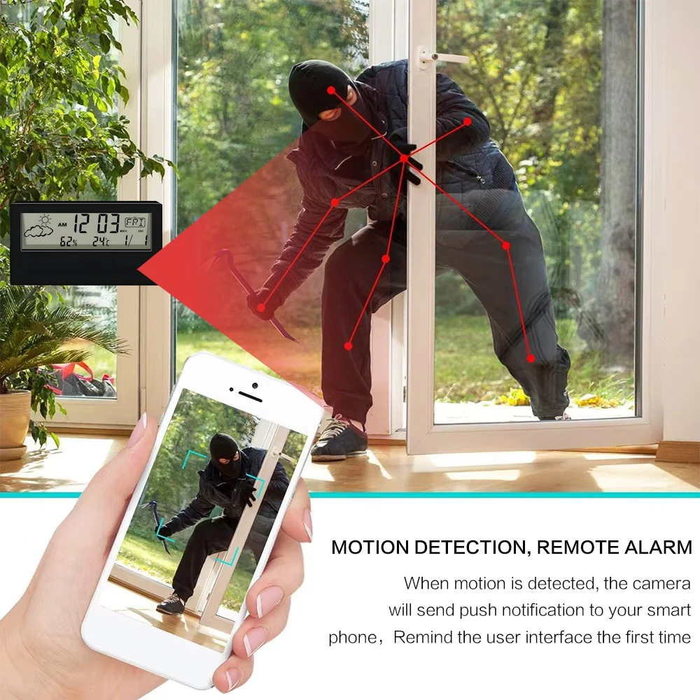Nouvelle mini caméra WiFi HD 4 - Hidden Camera Clock avis et prix