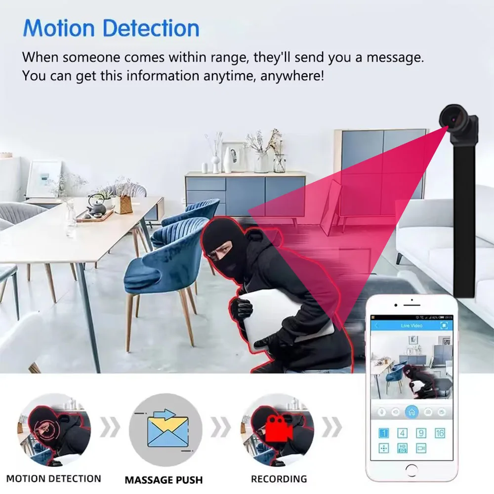 Version améliorée, mini caméra - Hidden Camera Clock avis et prix